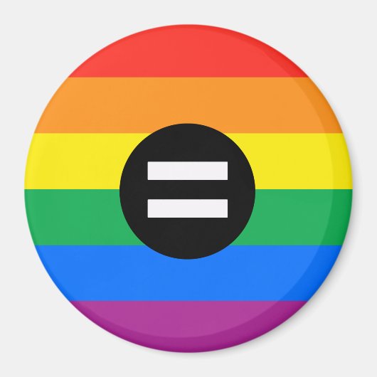 Gay Rights Flag Magnet (Vorne)