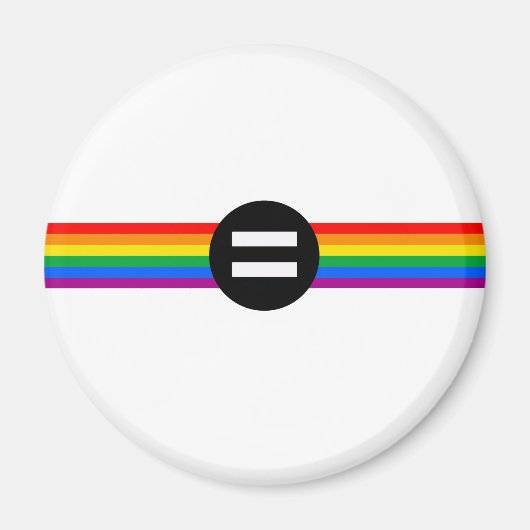 Gay Rights Flag Magnet (Vorne)