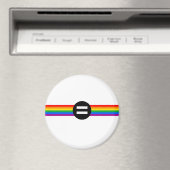 Gay Rights Flag Magnet (In Situ (Geschirrspüler))