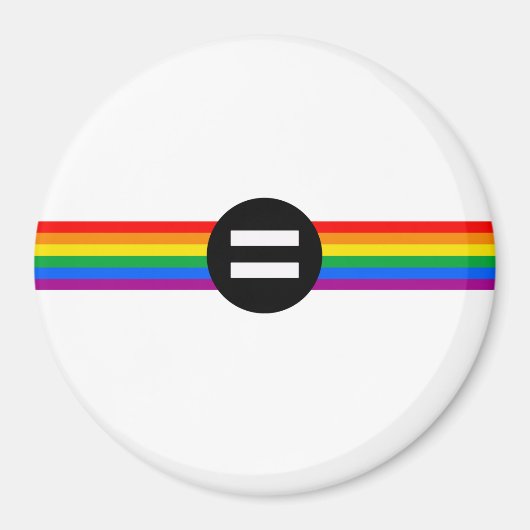 Gay Rights Flag Magnet (Vorne)