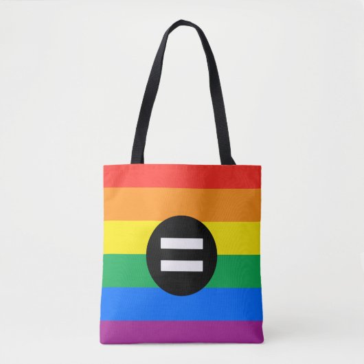 Gay Rights Flag Tasche (Vorderseite)