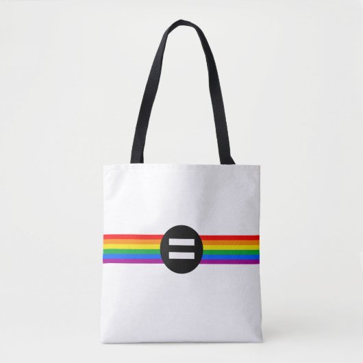 Gay Rights Flag Tasche (Vorderseite)