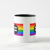 Gay Rights Flag Tasse (Zentrum)