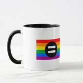 Gay Rights Flag Tasse (Links)