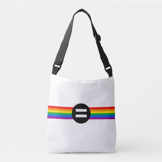 Gay Rights Flag Tragetaschen Mit Langen Trägern (Vorderseite)