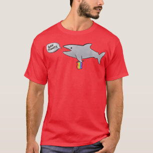 Gay Rights Shark LGBT LGBTQ Pride Gay Lesbian Stra T-Shirt