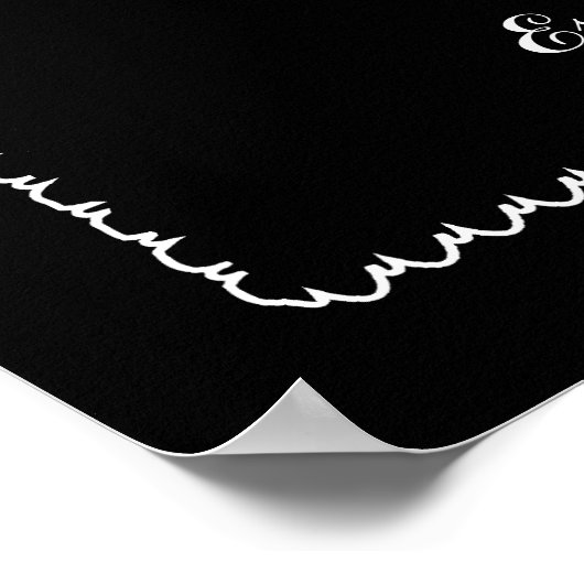 Gay Same Gender Wedding Geschenk Spitzen Word Art Poster (Ecke)