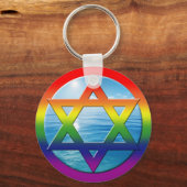 GAY Schlüsselanhängers - Star of David 05 Schlüsselanhänger (Vorderseite)