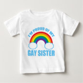 Gay Sister Baby T-shirt (Vorderseite)