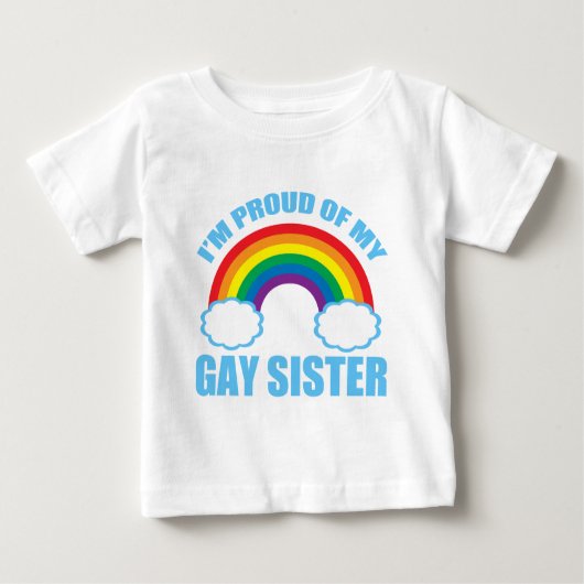Gay Sister Baby T-shirt (Vorderseite)
