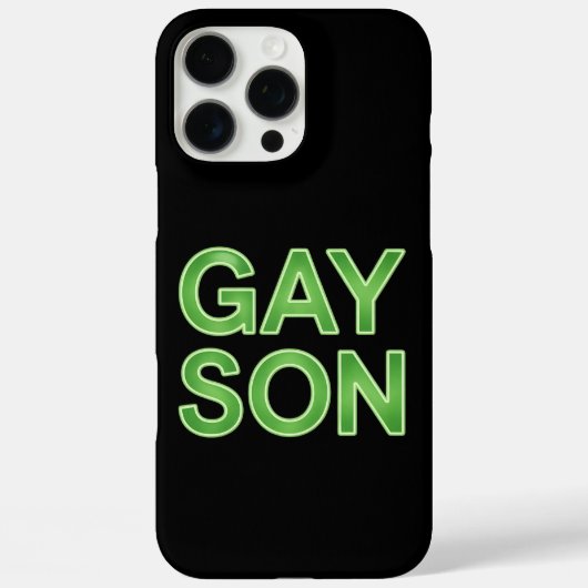 Gay Son Funny LGBTQ Pride Case-Mate iPhone Hülle (Rückseite)