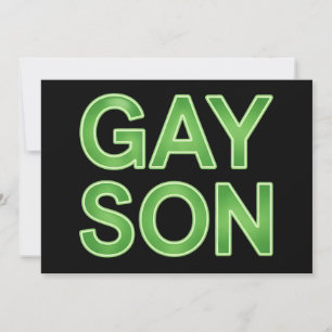 Gay Son Funny LGBTQ Pride Einladung