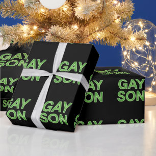 Gay Son Funny LGBTQ Pride Geschenkpapier