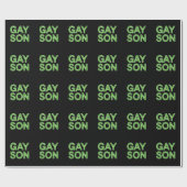 Gay Son Funny LGBTQ Pride Geschenkpapier (Flach)