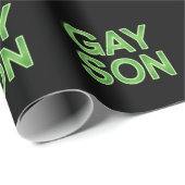 Gay Son Funny LGBTQ Pride Geschenkpapier (Rolleneckpunkt)