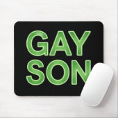Gay Son Funny LGBTQ Pride Mousepad (Mit Mouse)