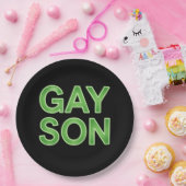 Gay Son Funny LGBTQ Pride Pappteller (Party)