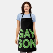 Gay Son Funny LGBTQ Pride Schürze (Getragen)