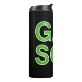 Gay Son Funny LGBTQ Pride Thermosbecher (Nach links gedreht)