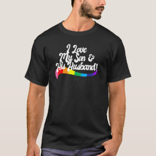 GAY SON Stolz Eltern Mama Vater Pride Stolz Que LG T-Shirt