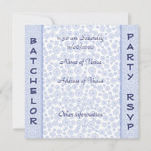 Gay Stag Party - Einladung zu Blue Teddy Bears (Rückseite)