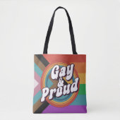 Gay & Stolz Pride LGBTQ+ Tasche (Vorderseite)
