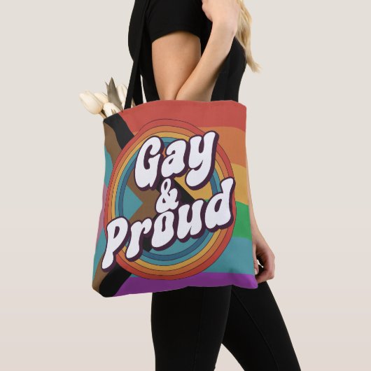 Gay & Stolz Pride LGBTQ+ Tasche (Von Nahem)
