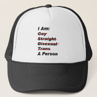 Gay Straight Trans A Person Truckerkappe