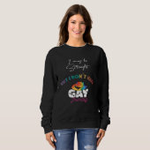 GAY Straigt LGBTQ self confidence Gay´s Trans Quee Sweatshirt (Vorne ganz)