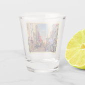 Gay Street, Knoxville, Tennessee Vintag Schnapsglas (Rückseite)