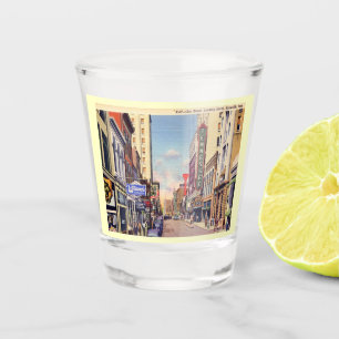 Gay Street, Knoxville, Tennessee Vintag Schnapsglas