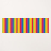 Gay Stripes Yogamatte (Vorderseite (Horizontal))