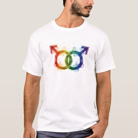 GAY SYMBOL T-Shirt | Gay Pride for Men | LGBTQ (Vorderseite)