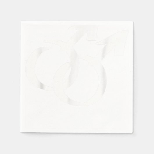 Gay-Symbole Serviette (Vorderseite)