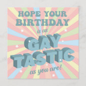 Gay Tastic Birthday Karte (Vorderseite)