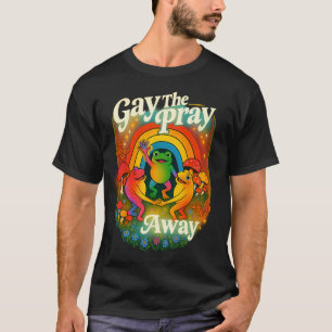 "Gay The Pray Away" Hütte Shirt   Retro Pride