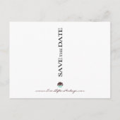 Gay-tini | SAVE THE DATE Ankündigungspostkarte (Rückseite)