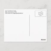 Gay Travel Poster Ägypten Postkarte (Rückseite)