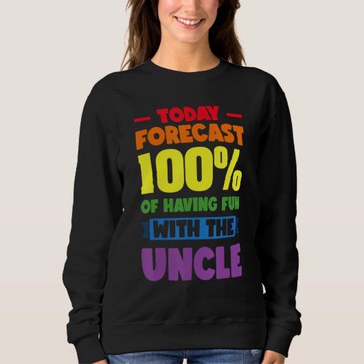 Gay Uncle Pride Guncle 9 Sweatshirt (Vorderseite)