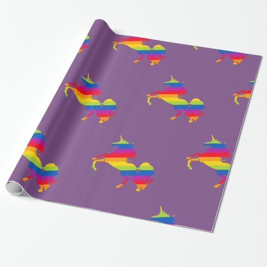 Gay Unicorn Geschenkpapier (Ungerollt)