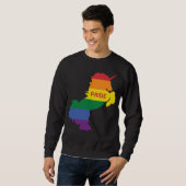 Gay Unicorn Sweatshirt (Vorne ganz)