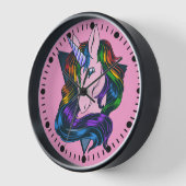 Gay Unicorn Uhr (Winkel)