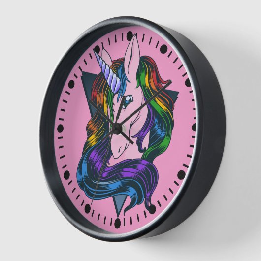Gay Unicorn Uhr (Winkel)