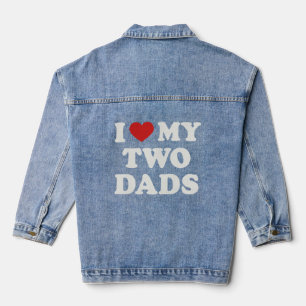 Gay Vater Liebe meine beiden Vater Pride Son's Dau Jeansjacke