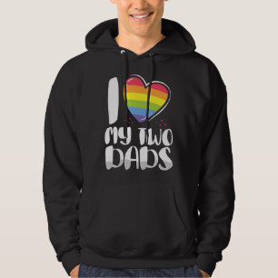 Gay Vater stolz ich Liebe meine zwei Vater für Töc Hoodie