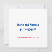 Gay Verlobt (Vorderseite)