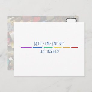 Gay Verlobt Postkarte