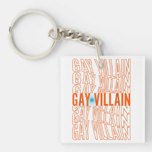 Gay Villain Funny Meme LGBT Gay Pride Lesbian LGBT Schlüsselanhänger