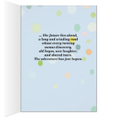 Gay Wedding, Apache Segen, Blau mit Punkten (Innen (Rechts))