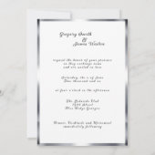 Gay Wedding Black Tuxedos Rote Rosen Einladung (Rückseite)